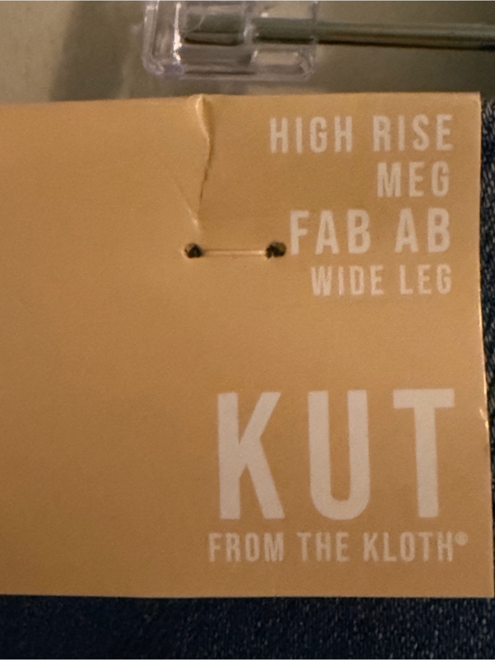 Kut from the Kloth Meg High Rise Fab Ab Wide Leg Jean Color Milestone Size 4 NWT - Picture 14 of 16